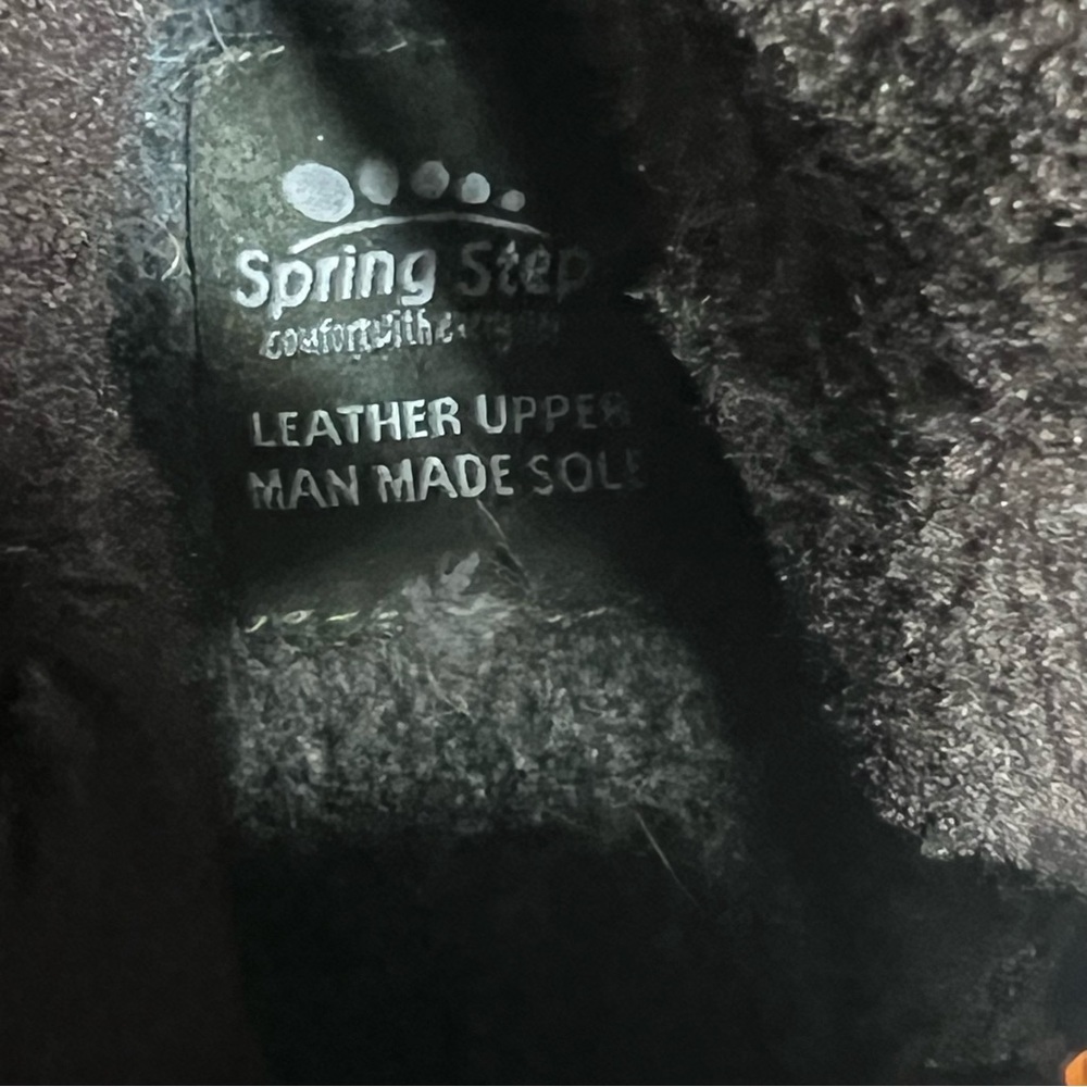 Spring Step Leather Tan Fur-Trimmed Winter Boots EUC 37 - Picture 10 of 11